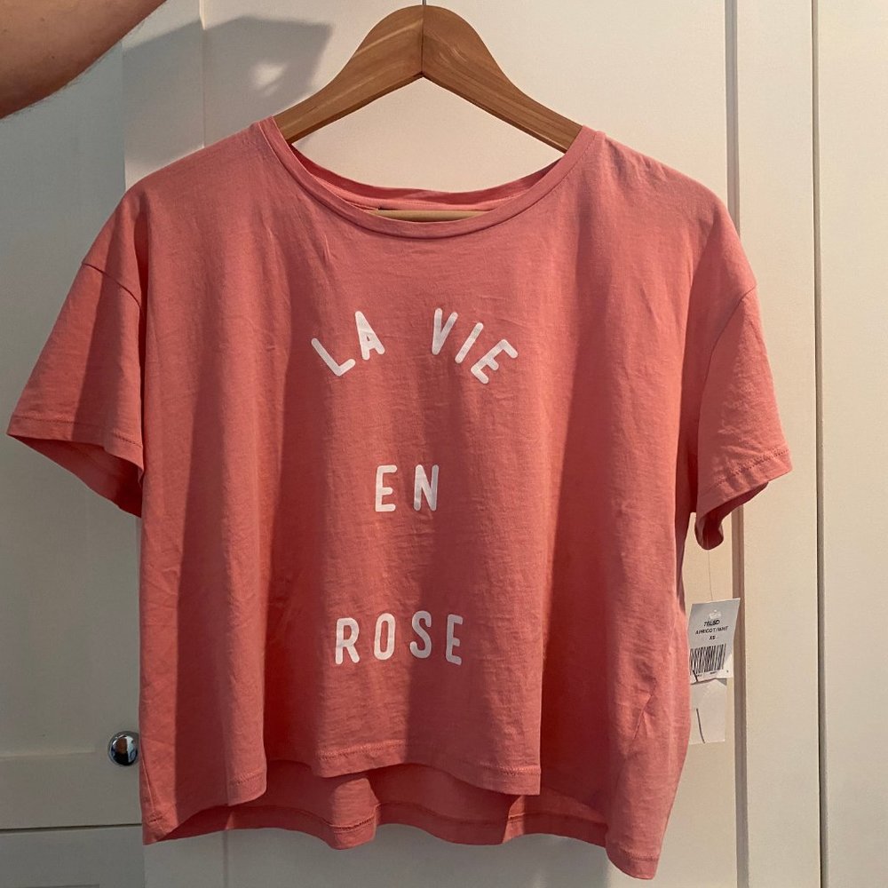 French Connection La Vie En Rose Tee T-shirt XS